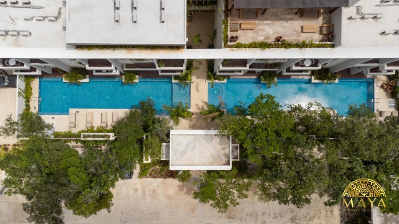 Nhoa 311C Lux 1Br Condo Pool View In Aldea Zama Tulum Nyaraló